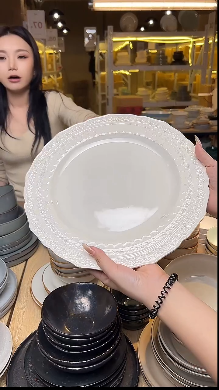 瓷74外贸尾货窑变釉下彩默外微瑕