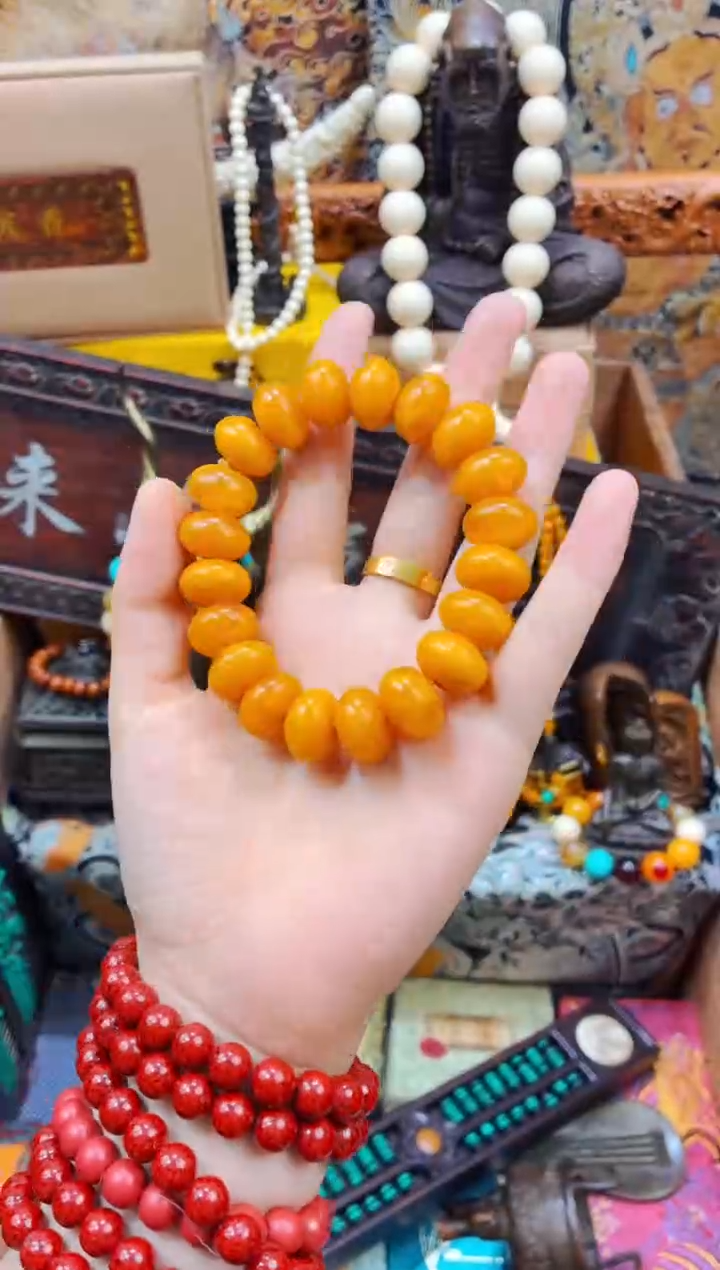 未镶嵌蜜蜡裸石宗起祥瑞直播推荐