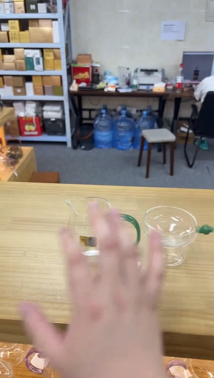 禾器-澄然茶海-翡翠玉+奉珠翡翠玉