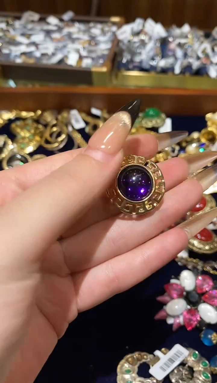 纯铜合金琉璃楚楚珠宝中古甄选不退换