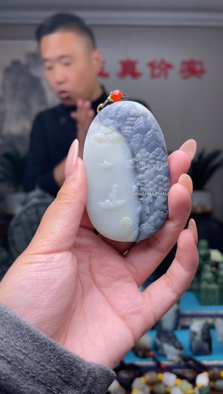 未镶嵌和田玉挂件1