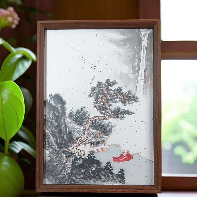 A3《红衣罗汉松》