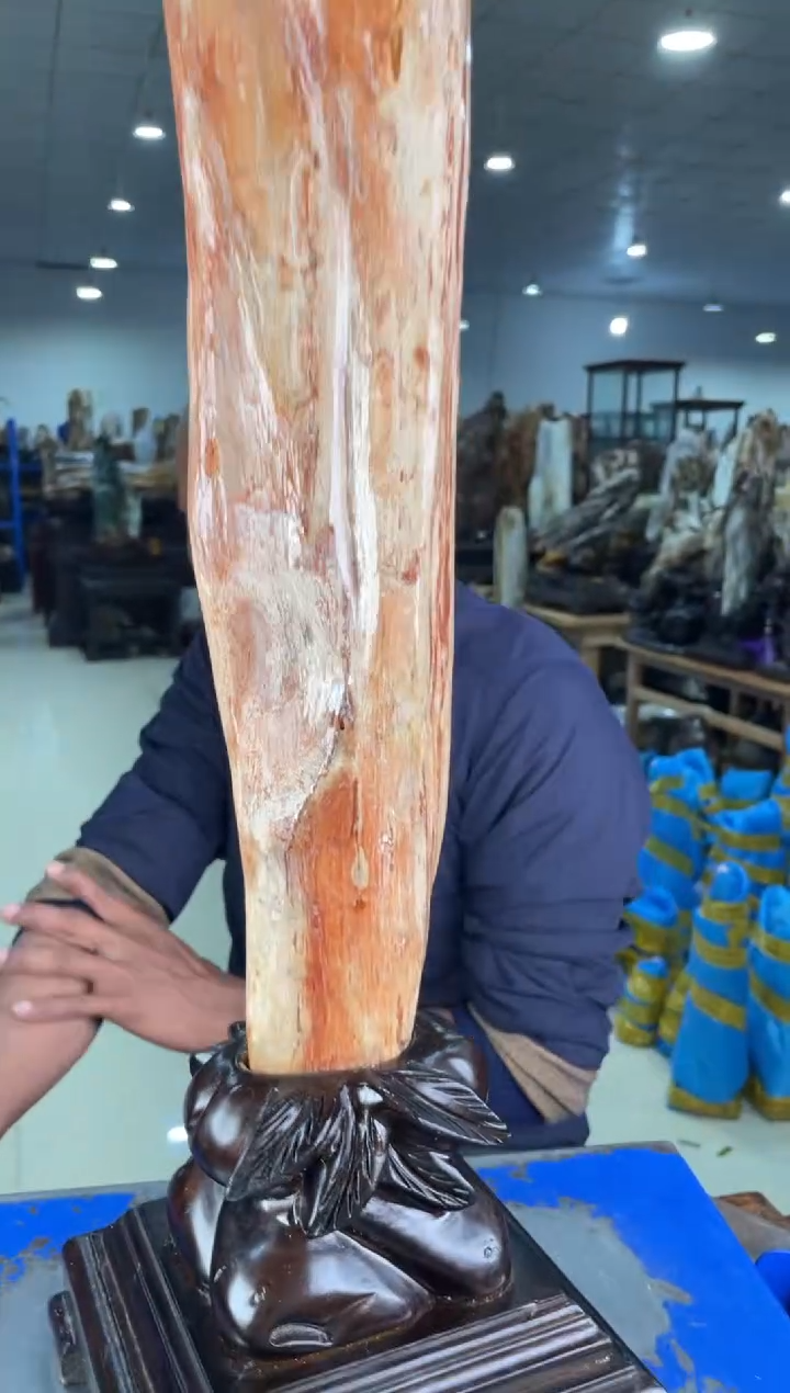 【闪购商品】硅化玉摆件未镶嵌34