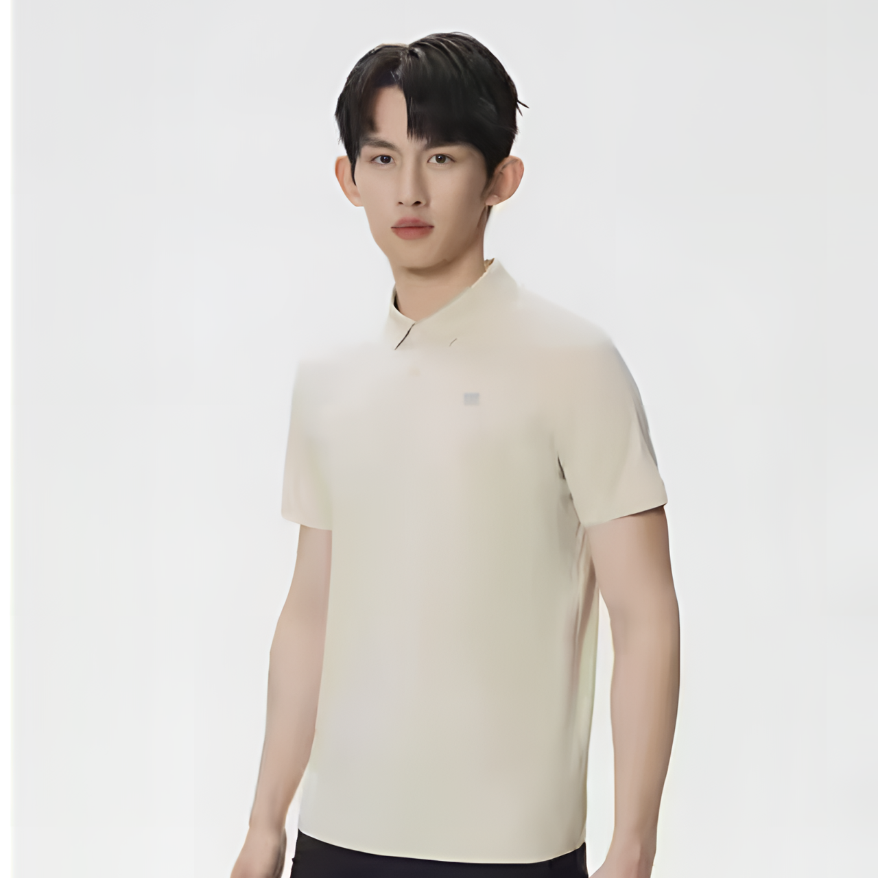 （树+树立领）速干PLO小标原版设计短袖Polo衫男款速干纯色清凉感