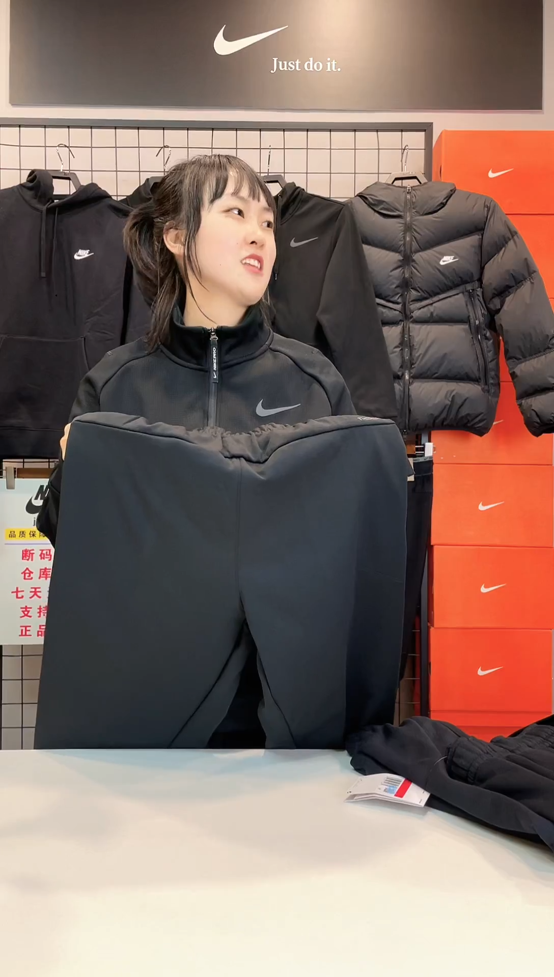 5406黑色长裤L码130斤-150斤不退换