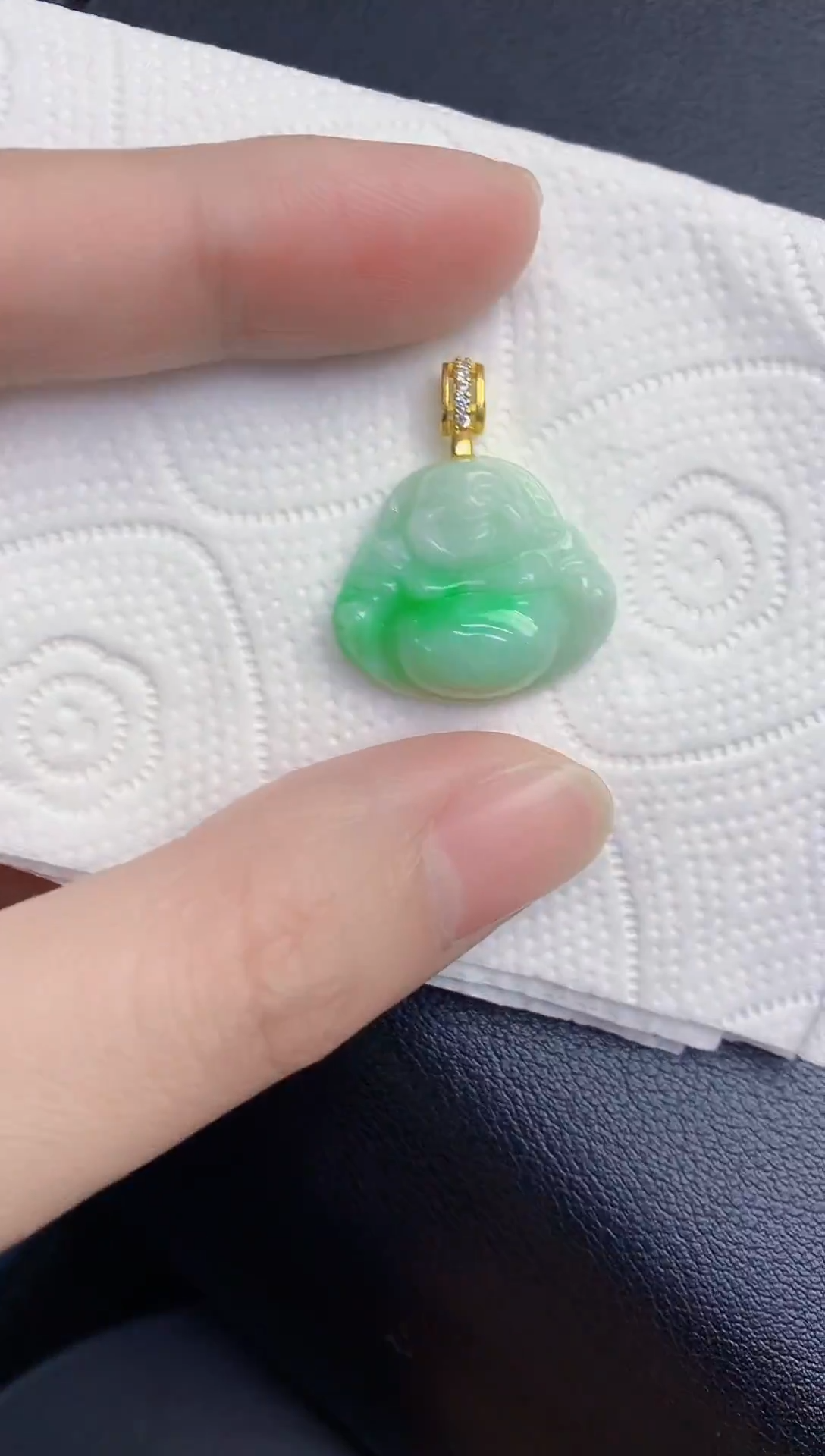 颈饰未镶嵌翡翠天然翡翠缅甸A货