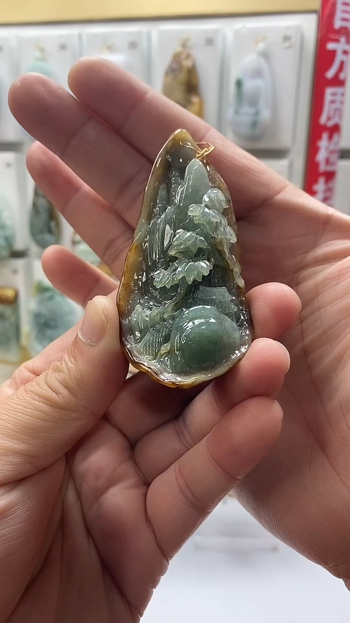 未镶嵌定制翡翠尧*心翡翠A货2025/12/08