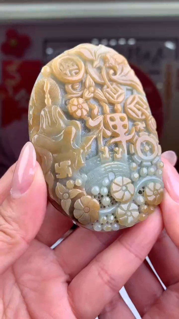 【闪购商品】定制翡翠未镶嵌天然A货翡翠（拍一发一)