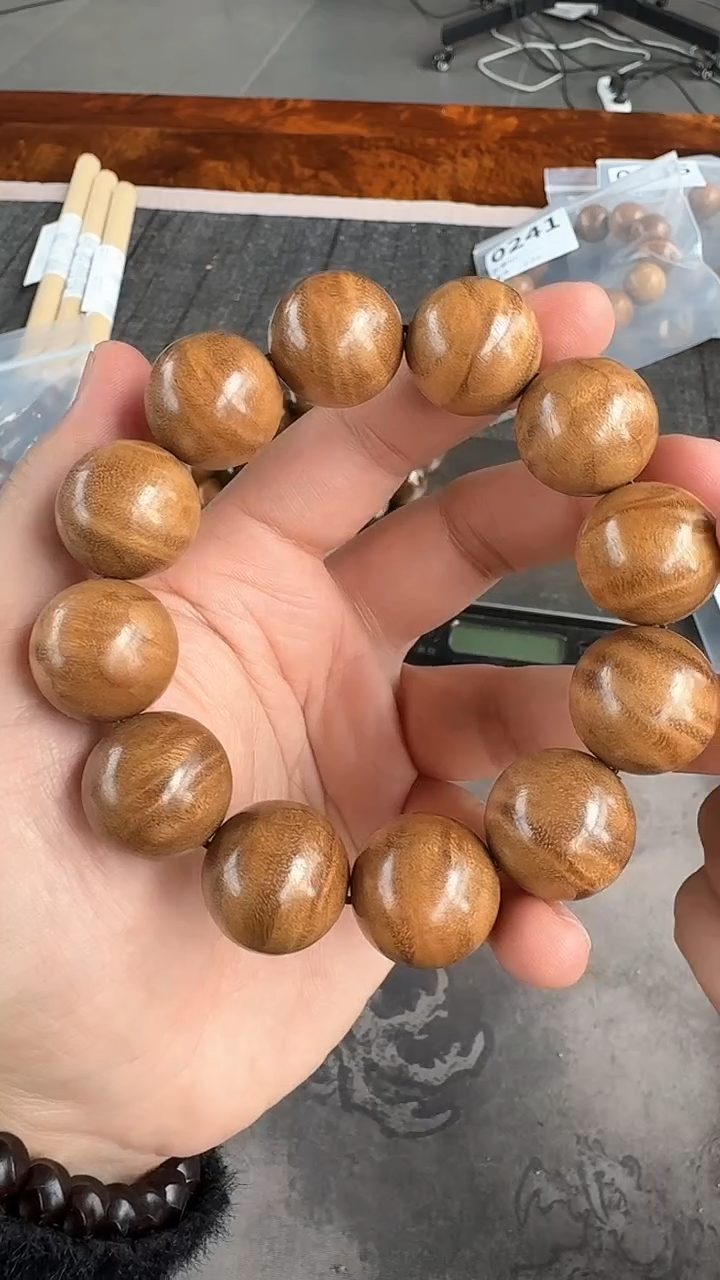 【闪购商品】金丝楠手串/手链243号阴沉满水波2.0圆珠单圈