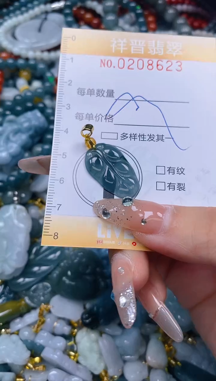 翡翠未镶嵌颈饰闪购0208623
