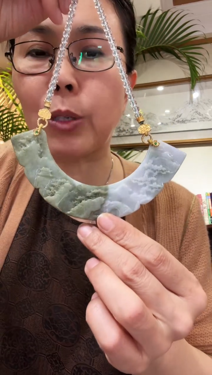 【闪购商品】翡翠颈饰未镶嵌国风