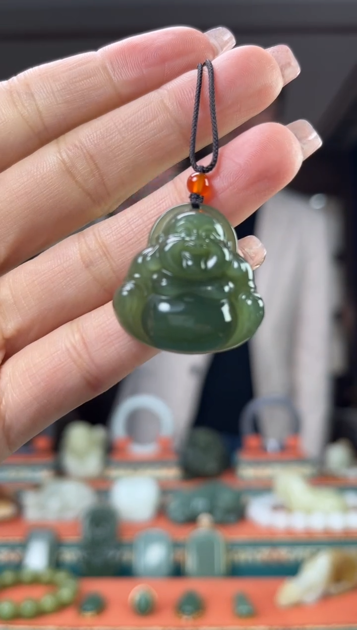 【闪购商品】和田玉颈饰未镶嵌佩佩28mm左右