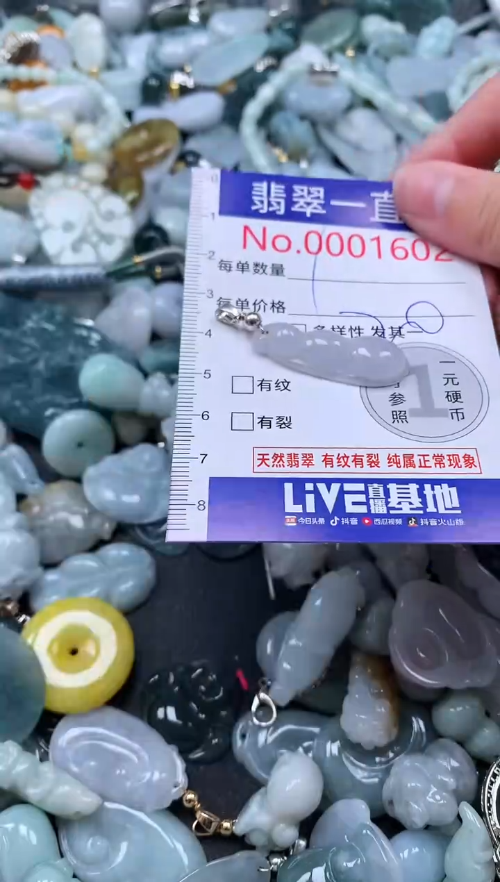 【闪购商品】翡翠吊坠(不含链)未镶嵌1602