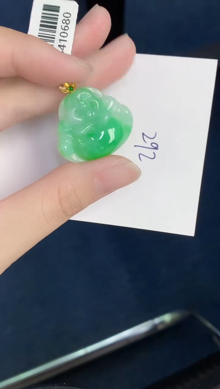 【闪购商品】翡翠颈饰18K金镶嵌000000000