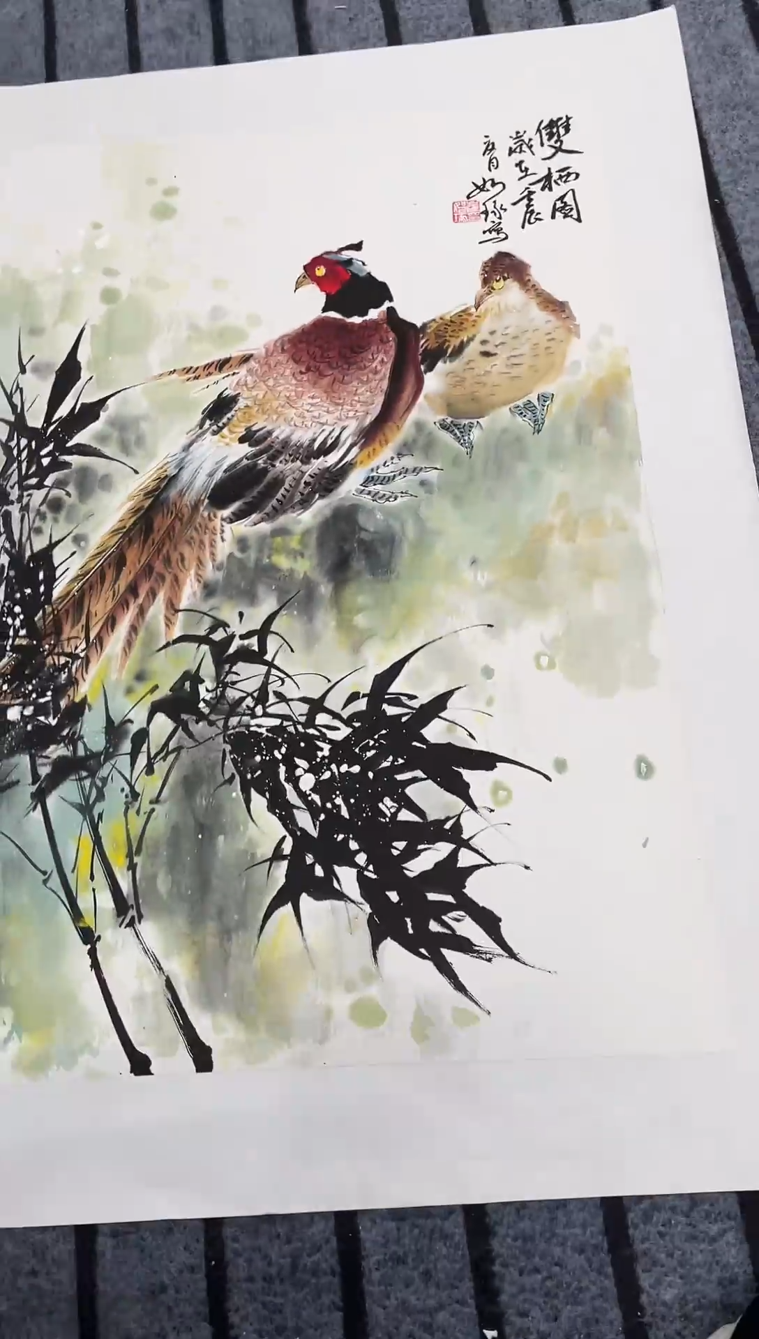 精品国画花鸟作品