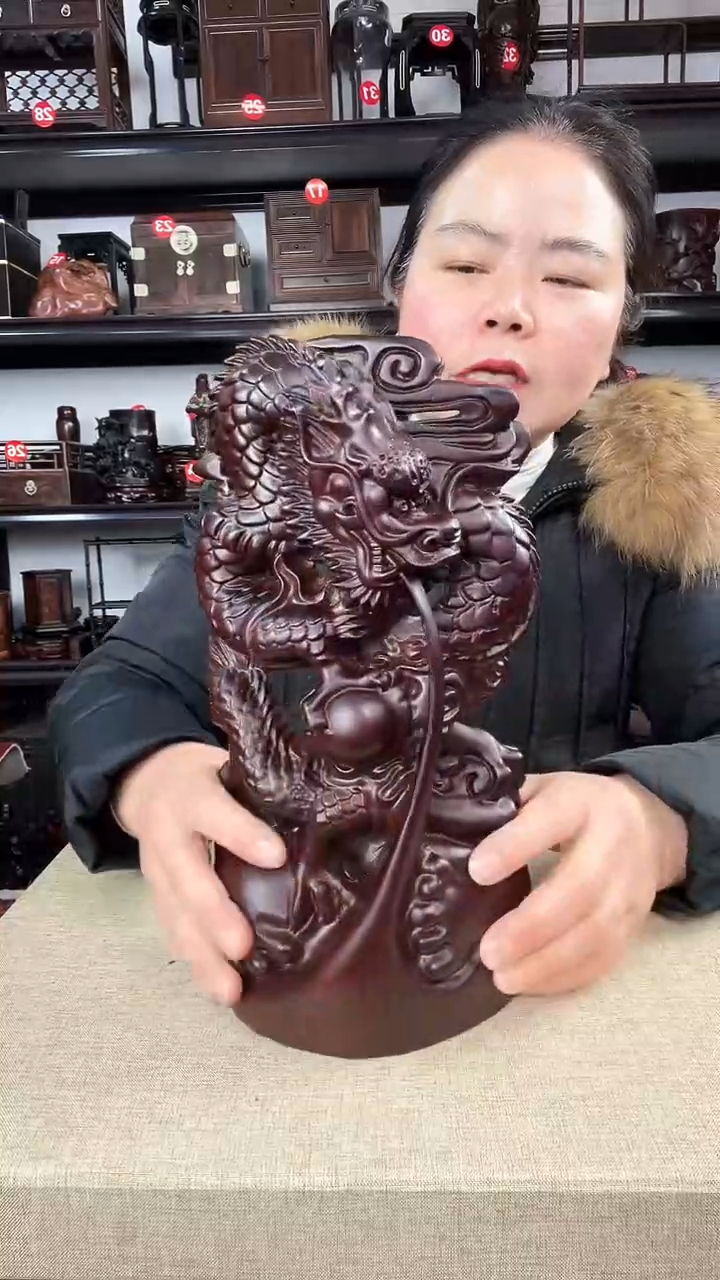 【闪购商品】木496瑕疵老李红木工艺品