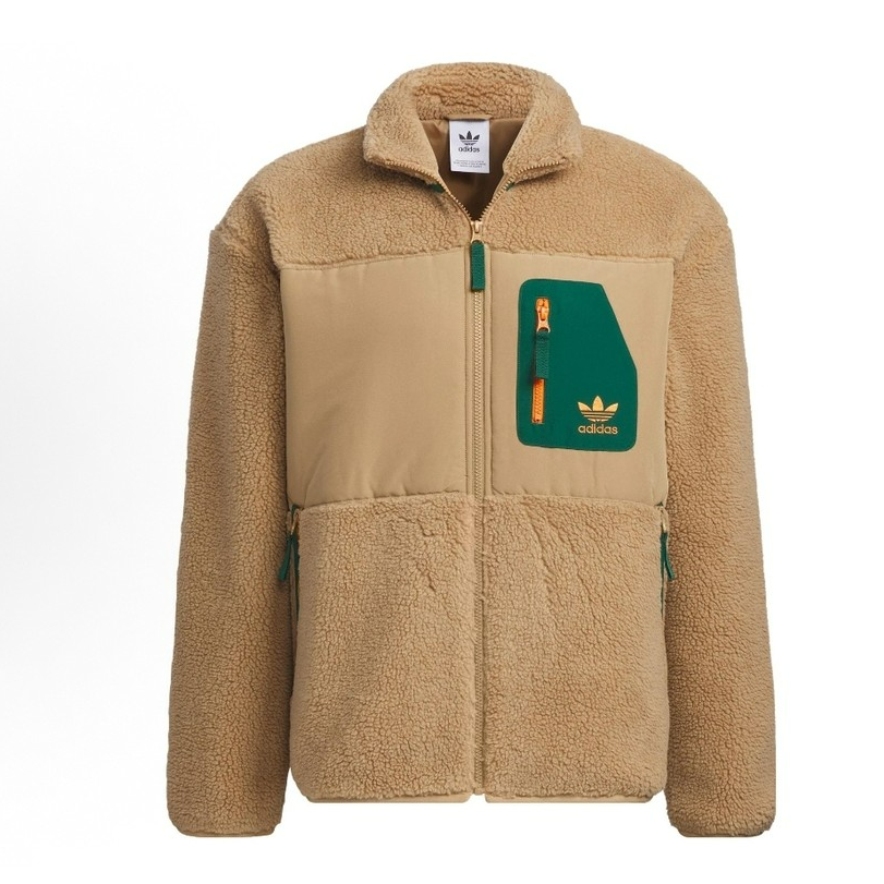 adidas/阿迪达斯玩球穿搭琥珀流光加绒时尚保暖夹克外套IN0994