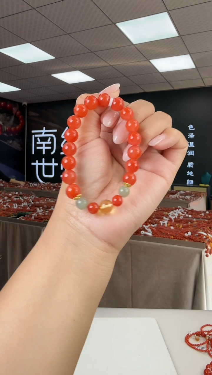 未镶嵌珠串南红玛瑙多样发其一/9/980962099