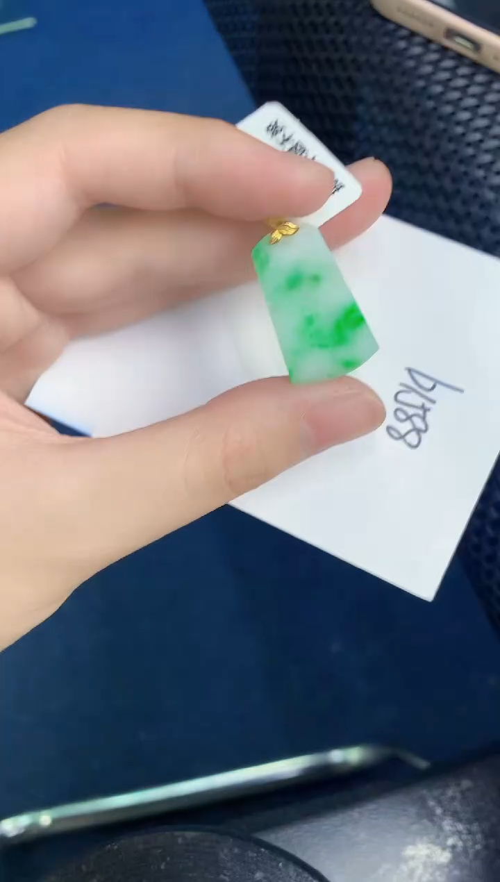 【闪购商品】翡翠颈饰18K金镶嵌000000000