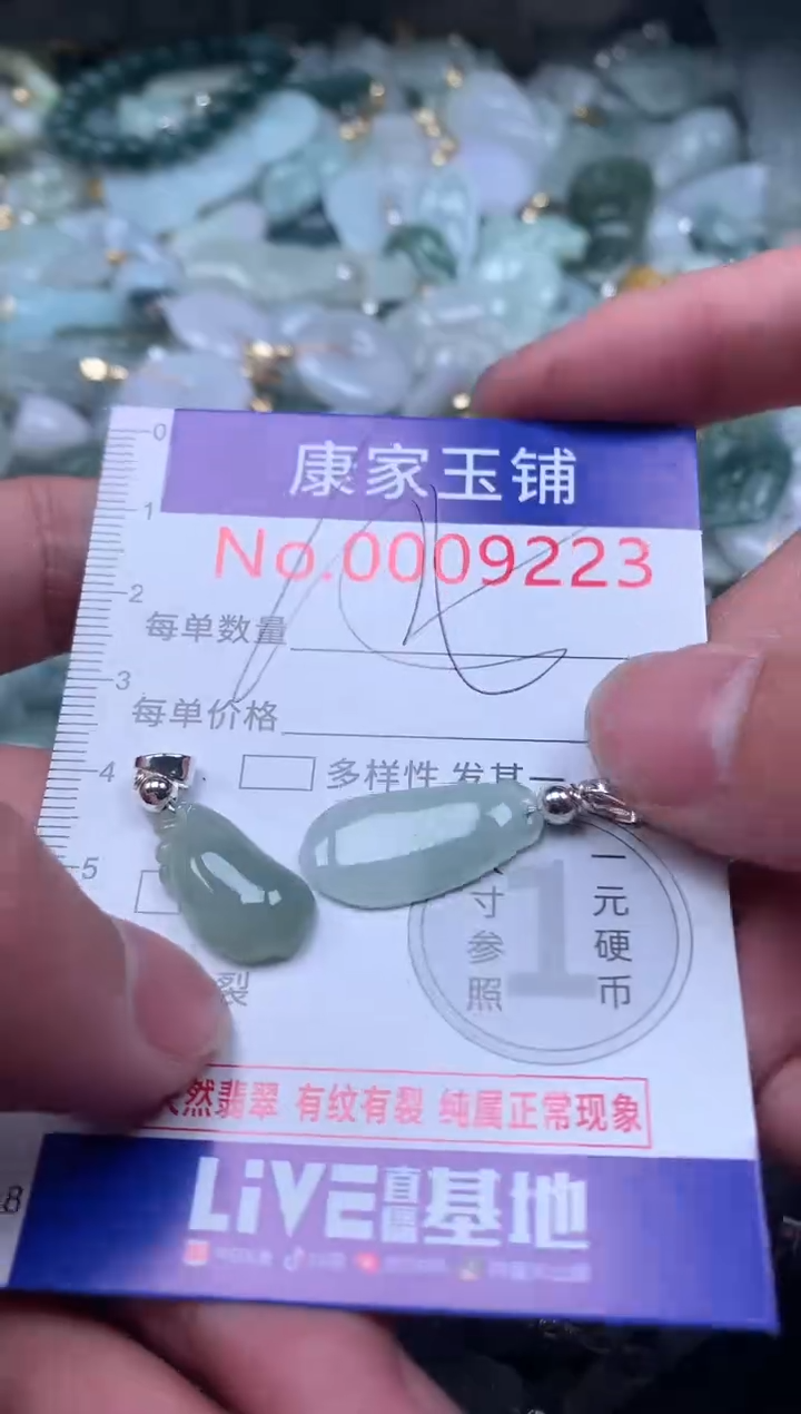 【闪购商品】翡翠吊坠(不含链)未镶嵌9223