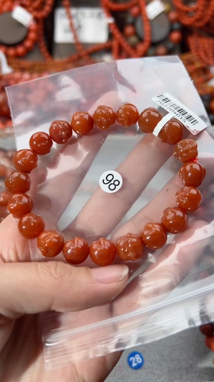 【闪购商品】南红玛瑙手串未镶嵌10