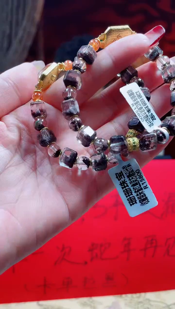 【闪购商品】水晶手串未镶嵌红幽灵单圈多样性发其一