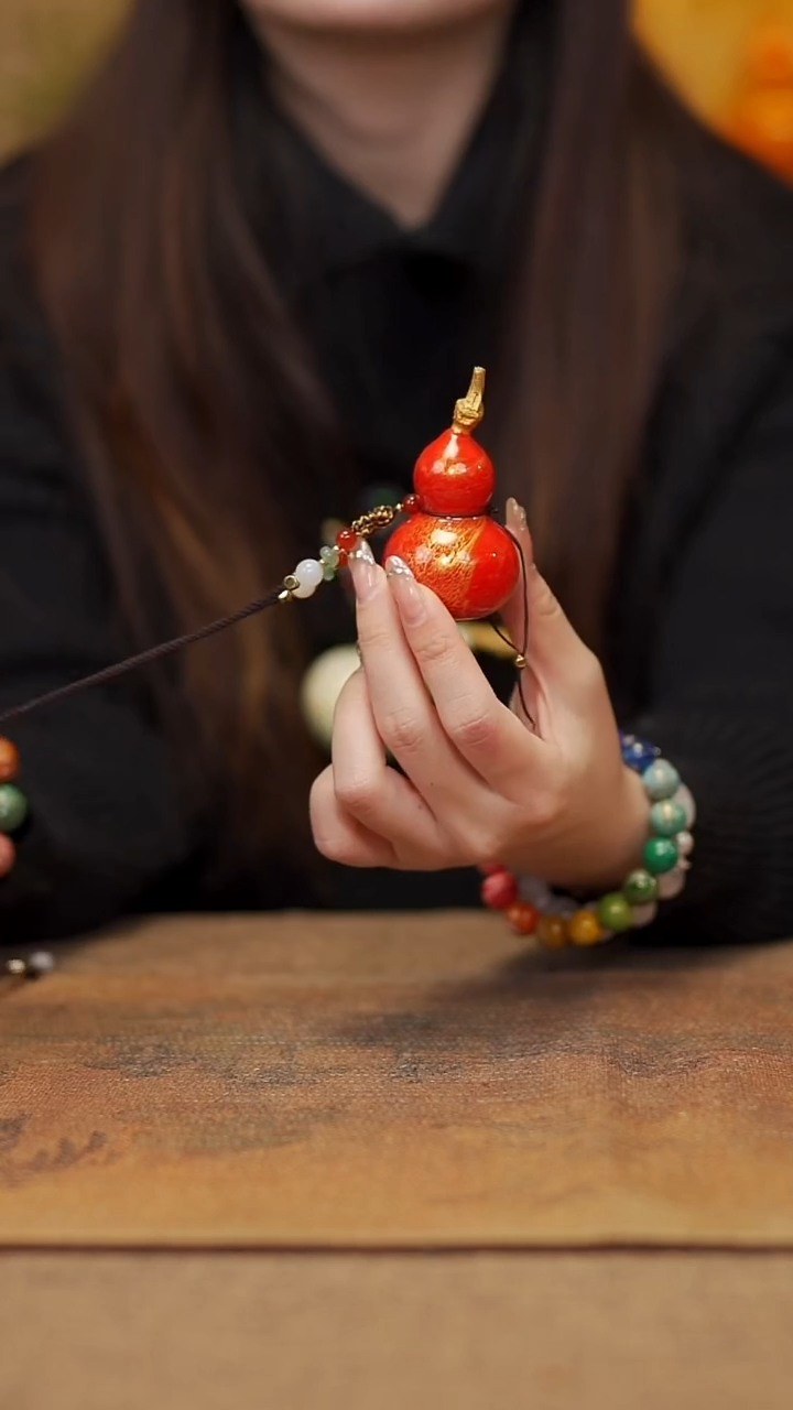 【闪购商品】135宴禾堂大漆脖挂葫芦68