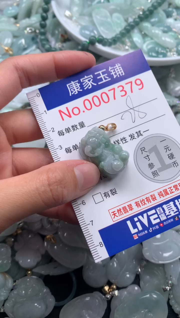 颈饰未镶嵌翡翠7379
