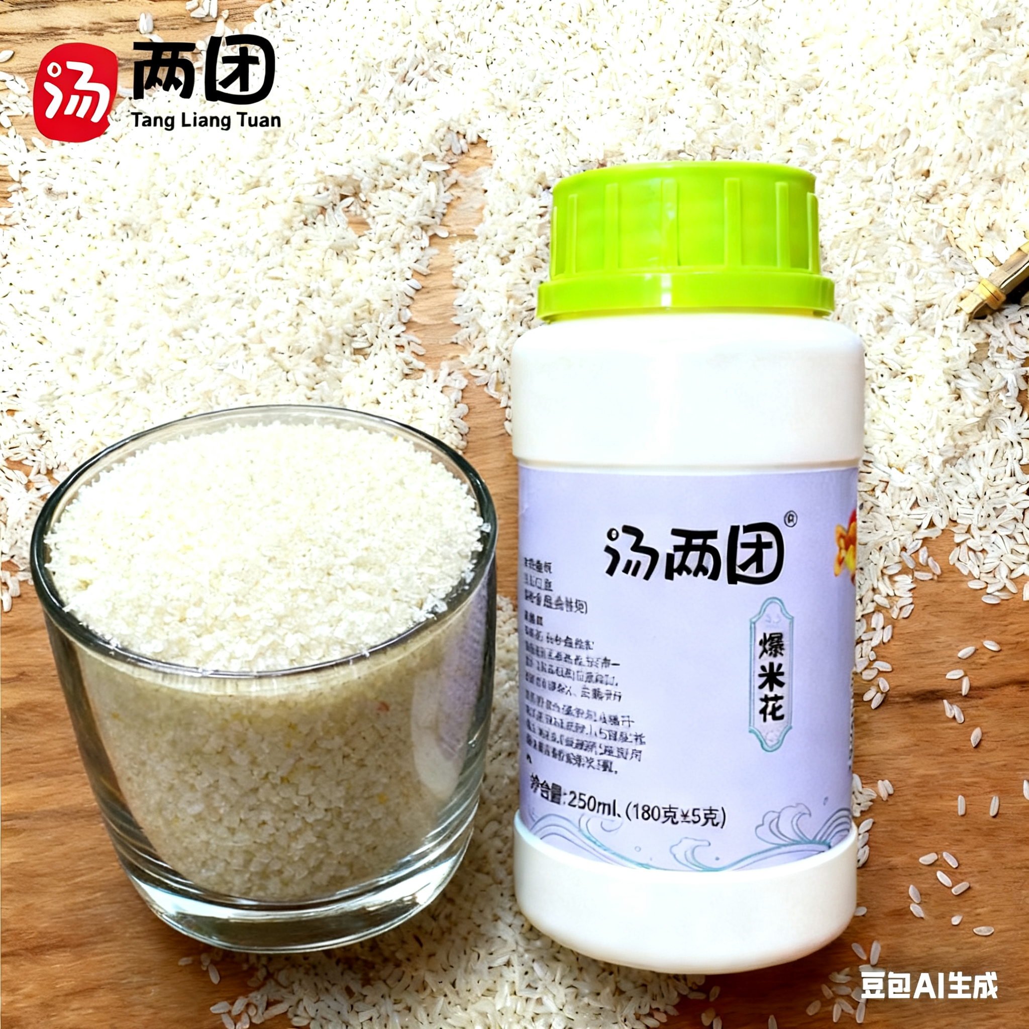 汤园爱钓黑坑竞技回锅鱼米饭型饵料（爆米花）