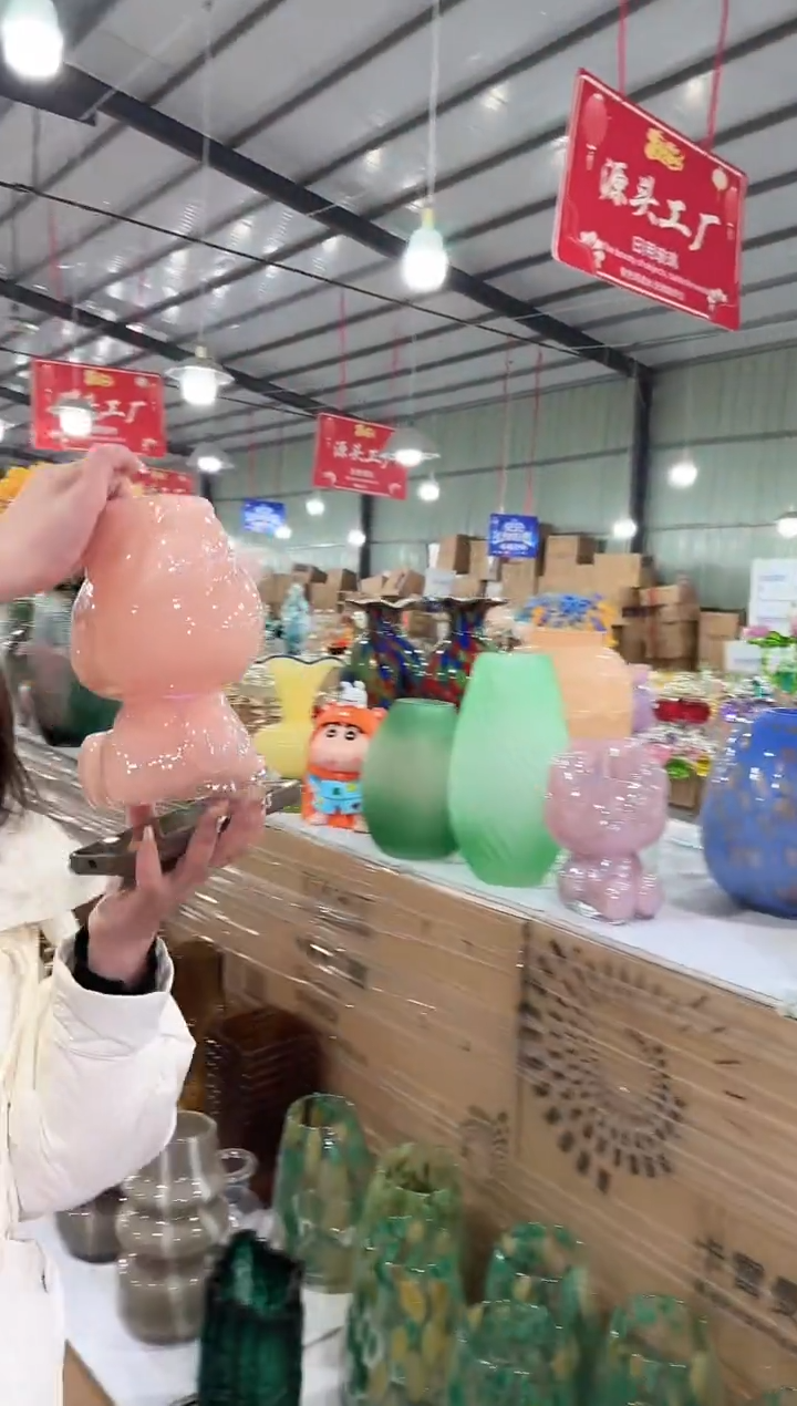 【闪购商品】玻璃于清花器Q-早31