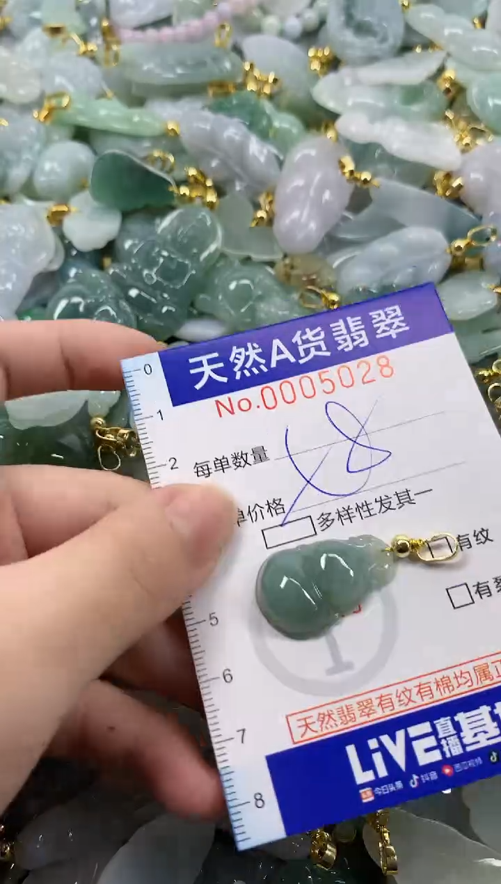 颈饰未镶嵌翡翠天然A货翡翠