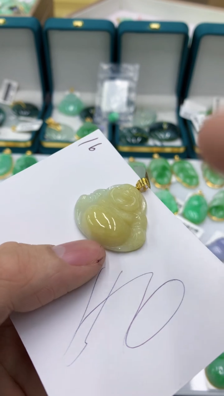 【闪购商品】翡翠颈饰18K金镶嵌11111111