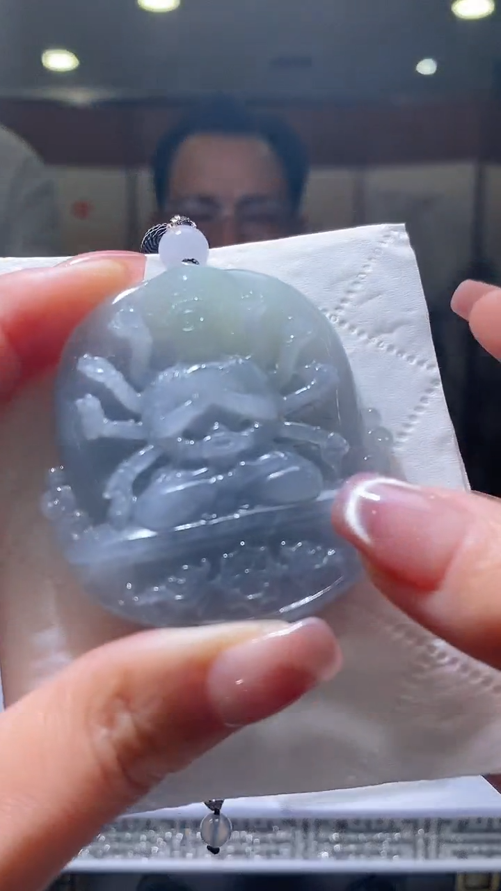 【闪购商品】定制翡翠未镶嵌38/0209/W/千手