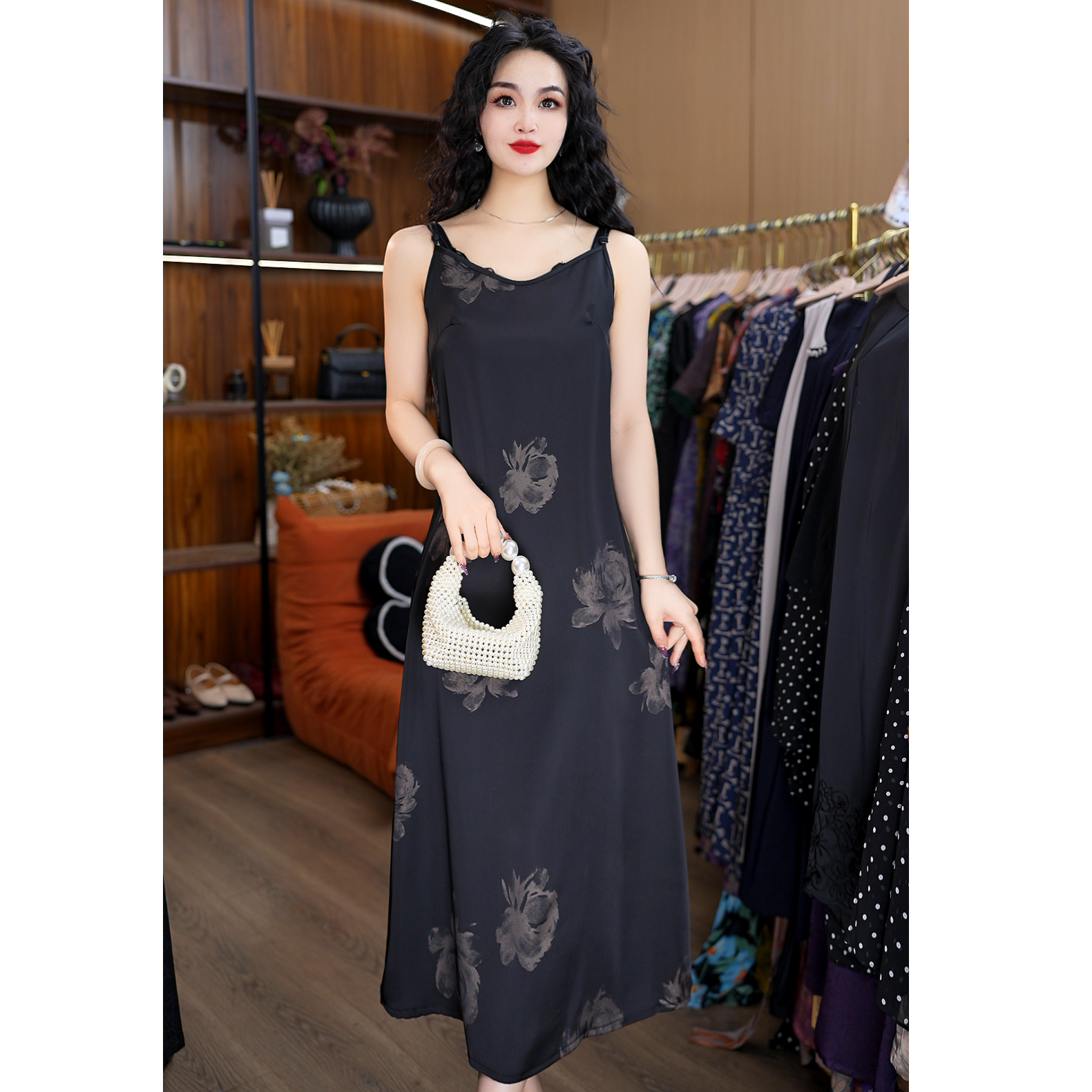 8688-10新款女士吊带裙