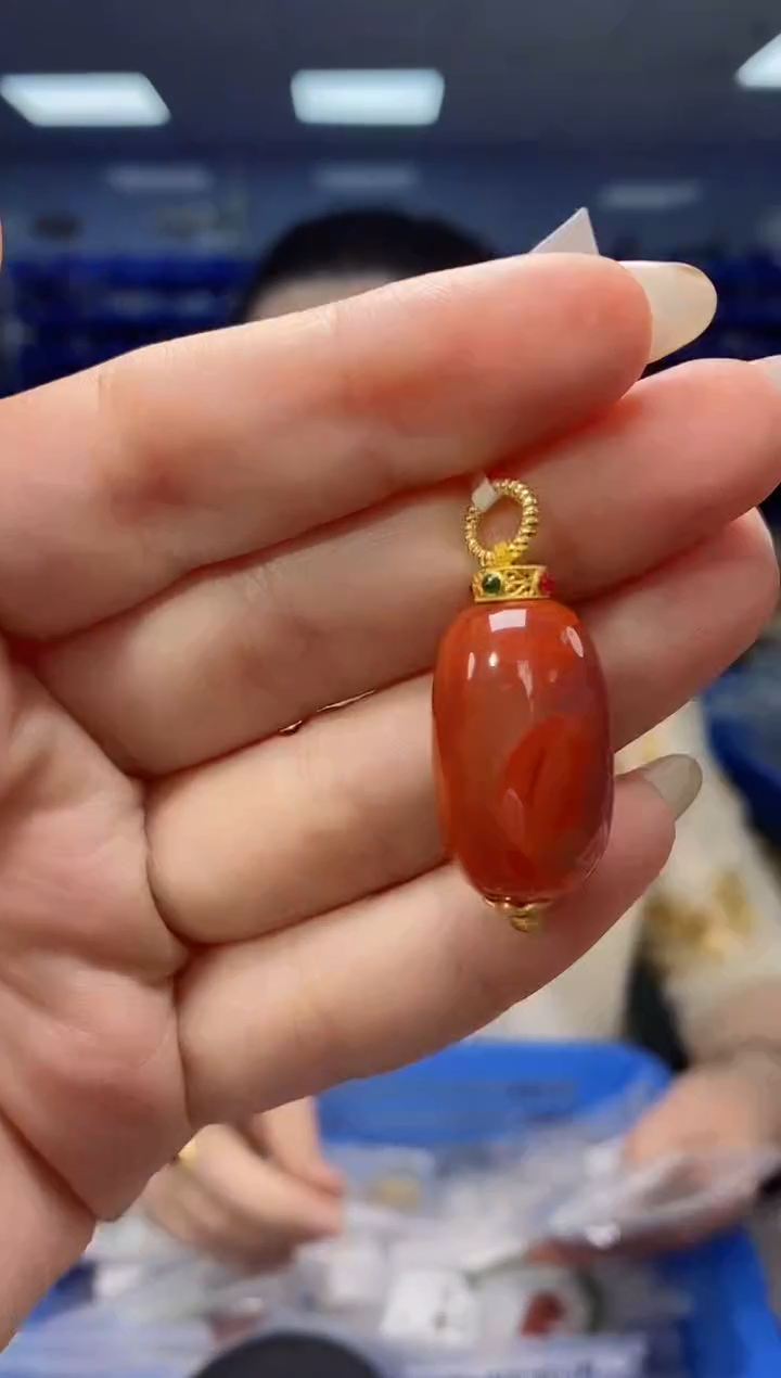 【闪购商品】南红玛瑙G11418银S925镶嵌G11418