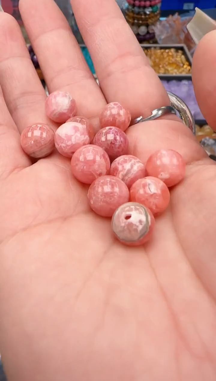 菱锰矿（红纹石）未镶嵌颈饰30a多样性发其一/12.8/1个10M