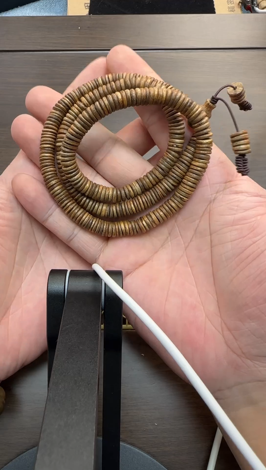 【闪购商品】沉香手串LC052 顺化红土 沉香天然野片片珠