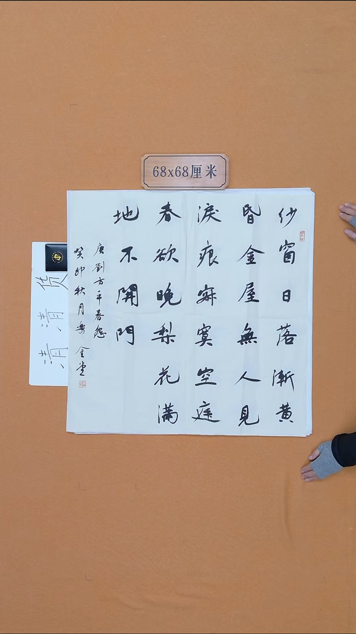 书法乐金堂 江西抚州 第二届小品展 68*68 四平尺 