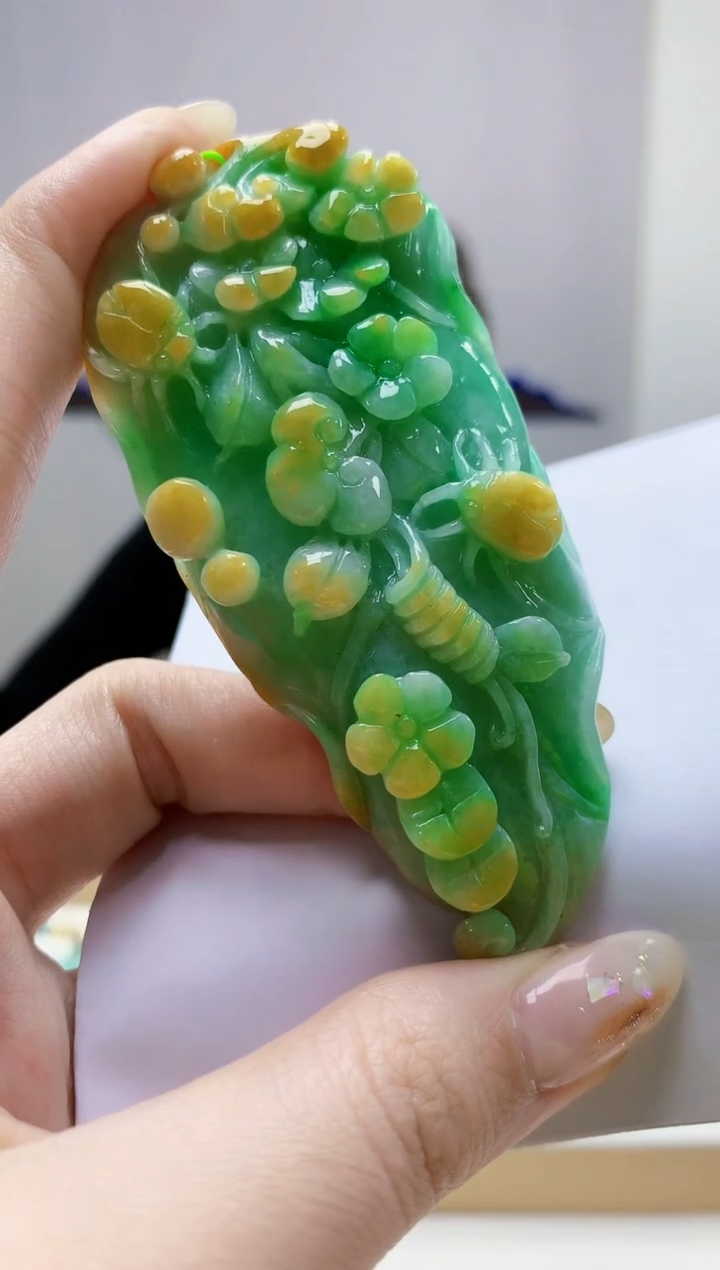 未镶嵌定制翡翠3099jw-毛货挂件94