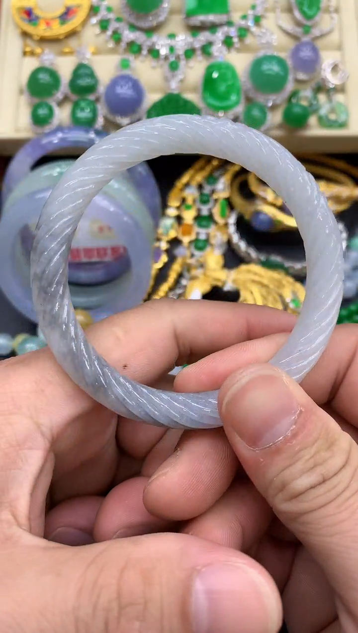 未镶嵌手镯翡翠33-中国好珍宝