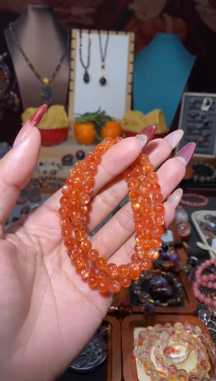 【闪购商品】日光石三圈未镶嵌金太阳三圈