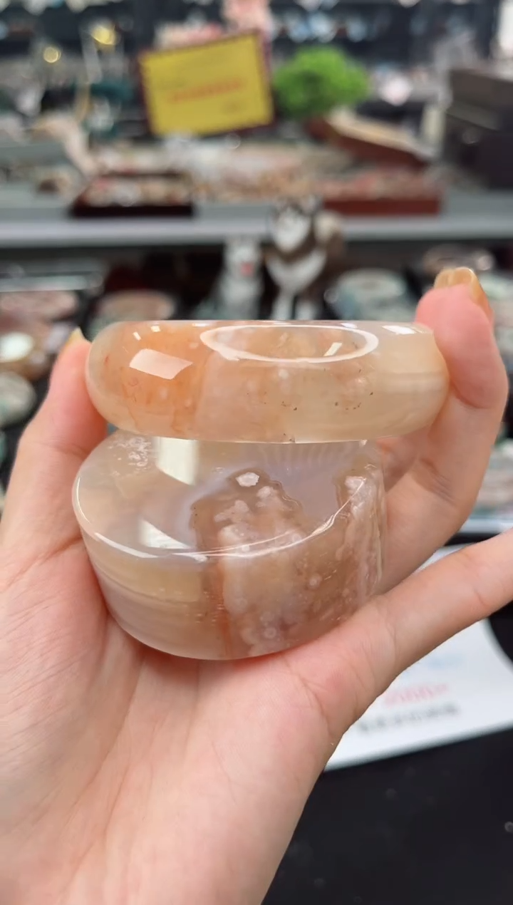 【闪购商品】石英质玉手镯未镶嵌61圈口（赠品镯心）1658052