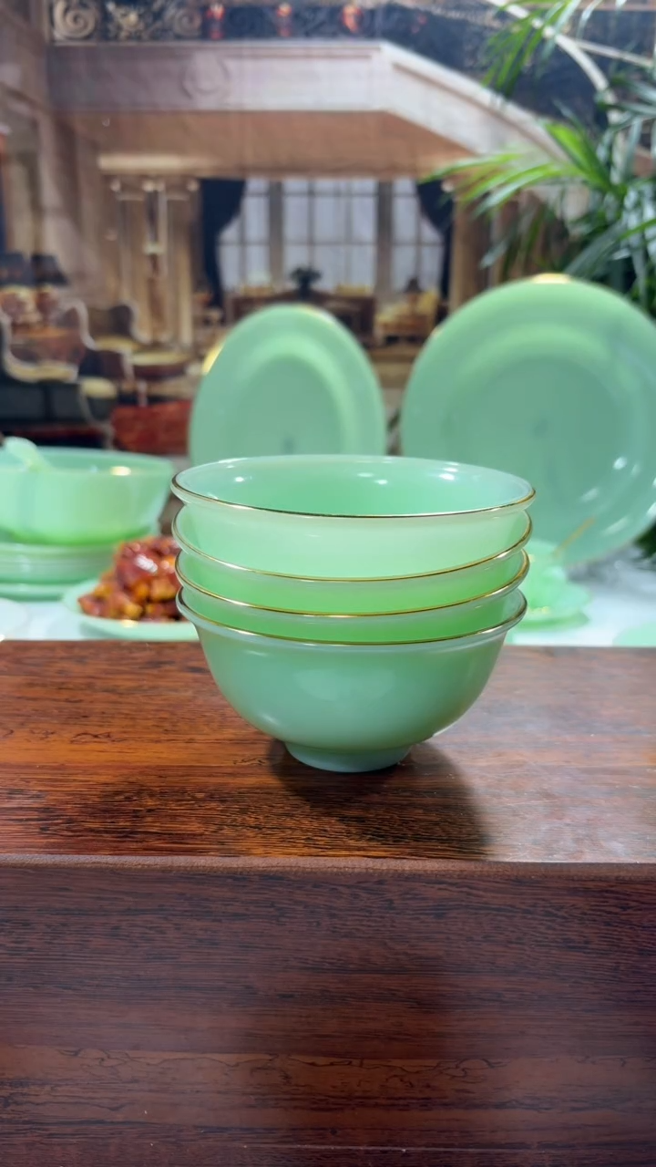 【闪购商品】...4.5英寸玉瓷碗4个口径11.5厘米