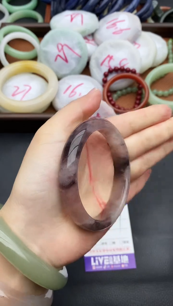 未镶嵌手镯石英质玉119+58/59