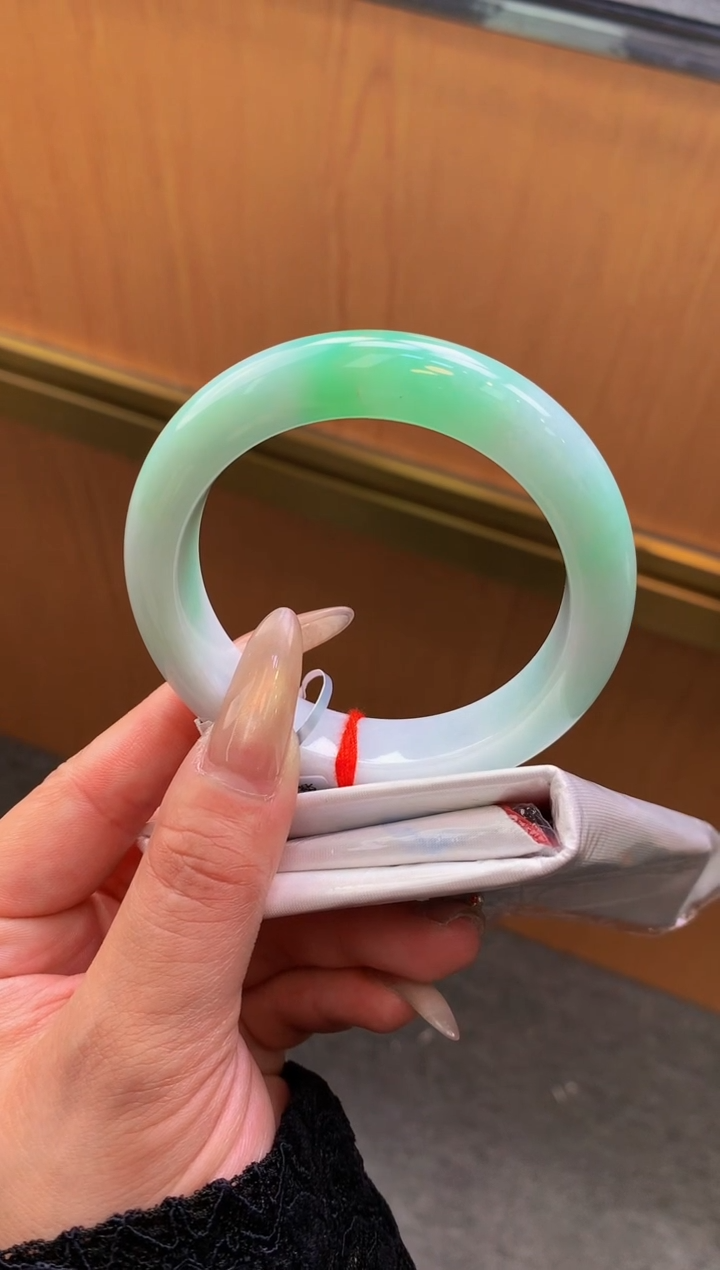 未镶嵌手镯翡翠-F9-正圈55.6