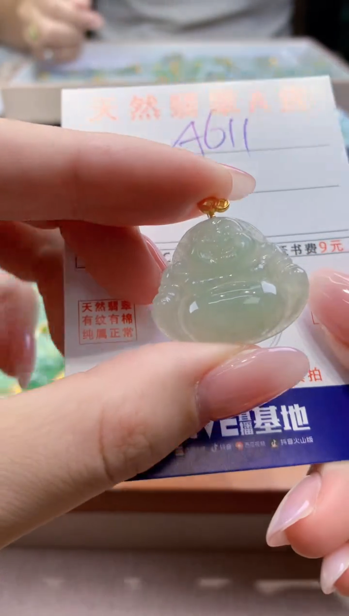 颈饰未镶嵌翡翠  天然缅甸a货翡翠