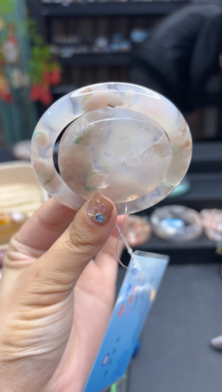 【闪购商品】石英质玉手镯未镶嵌464（50圈赠送镯心）