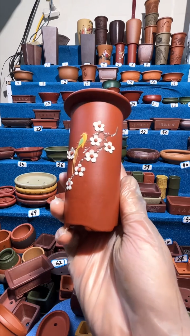 【闪购商品】紫砂紫砂花盆5*11