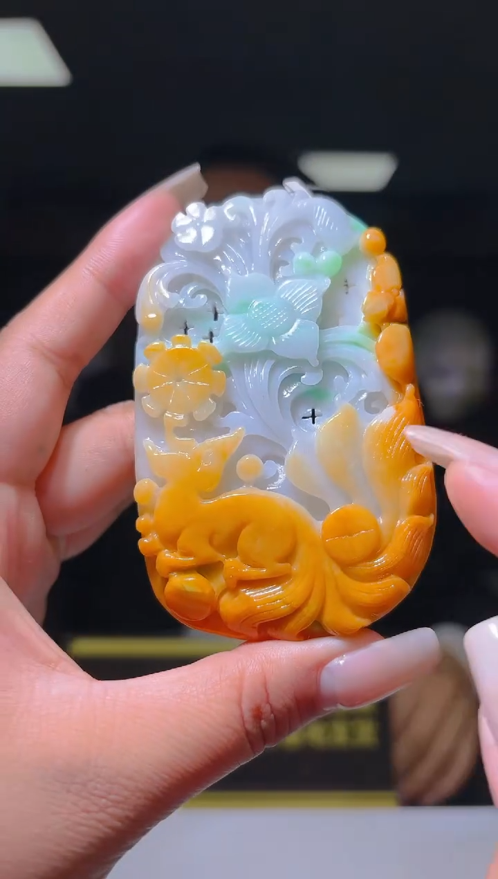 未镶嵌定制翡翠12/1204/L/九尾