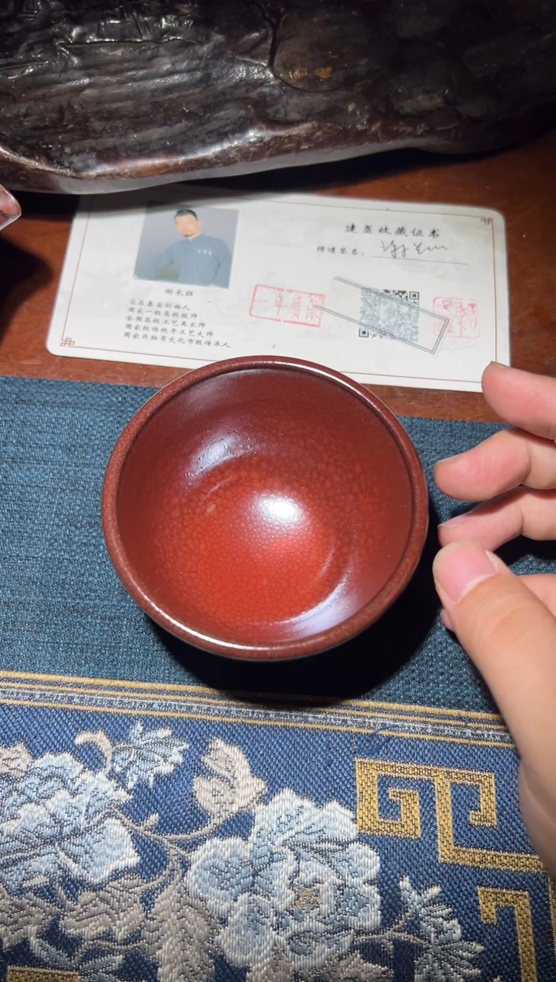 茶盏谢长旺老师建盏#8